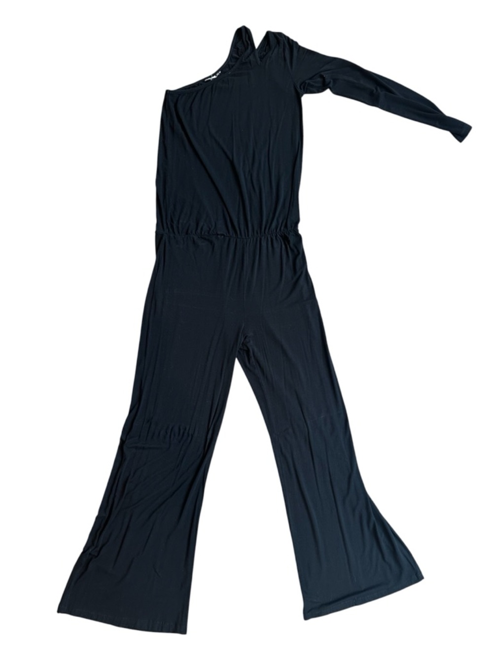 Young Fabulous and Broke One Sleeve Cutout Jersey Jumpsuit M